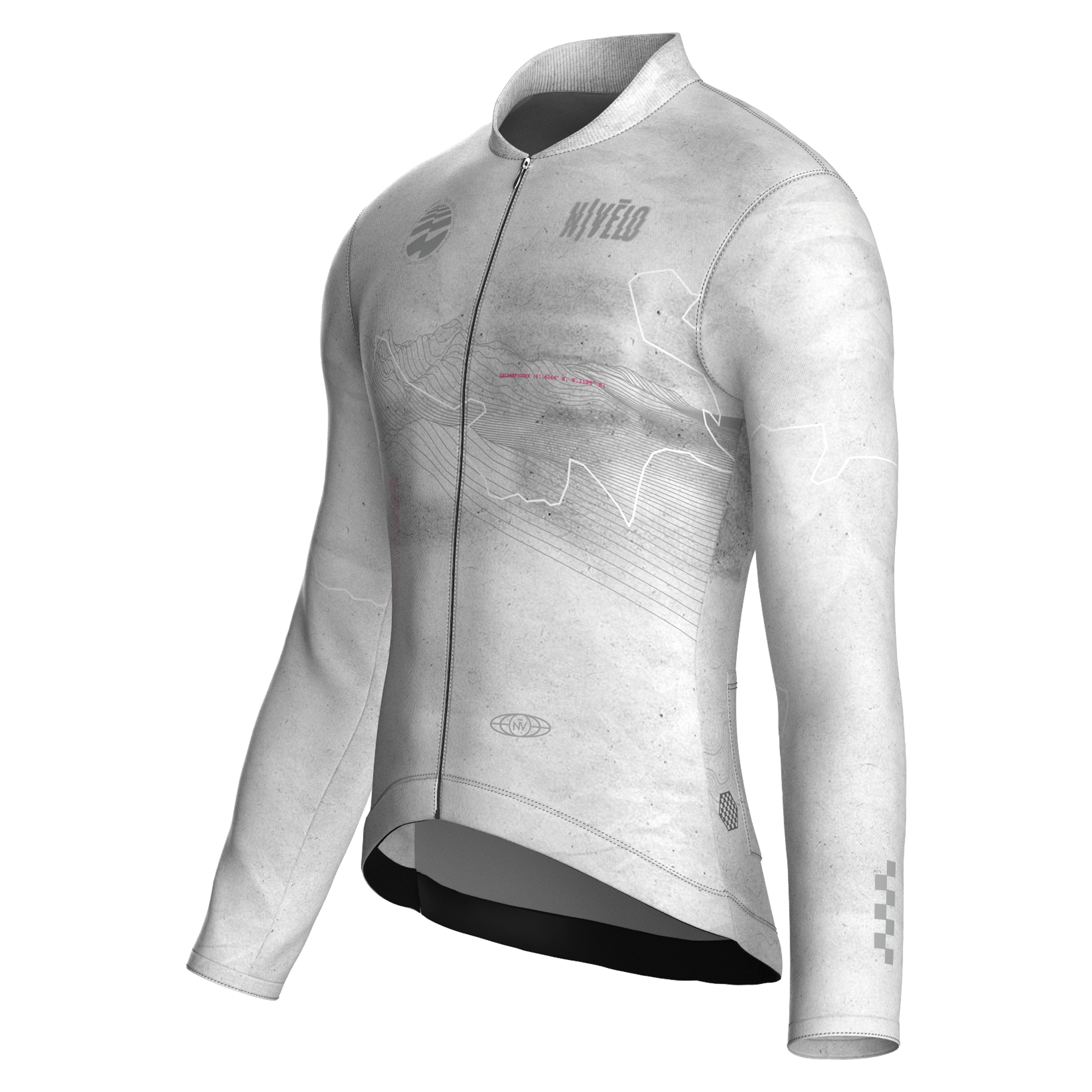 Maglia da ciclismo Summit Ash a maniche lunghe, vestibilità da gara