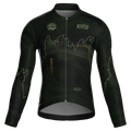 Maglia da ciclismo Summit Moss a maniche lunghe, vestibilità da gara