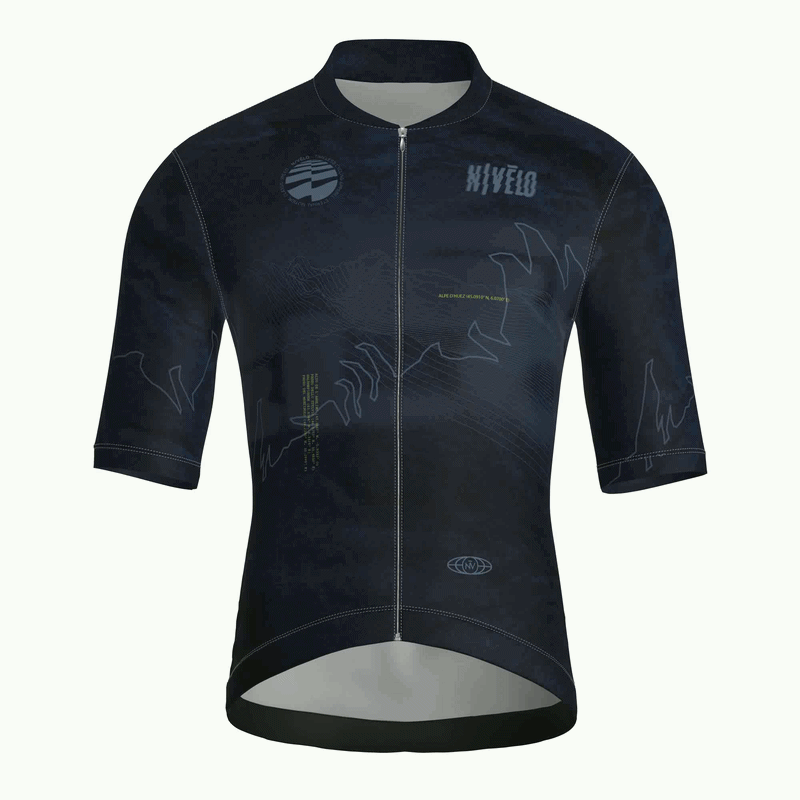 Maglia da ciclismo Summit Slate a maniche corte, vestibilità da gara