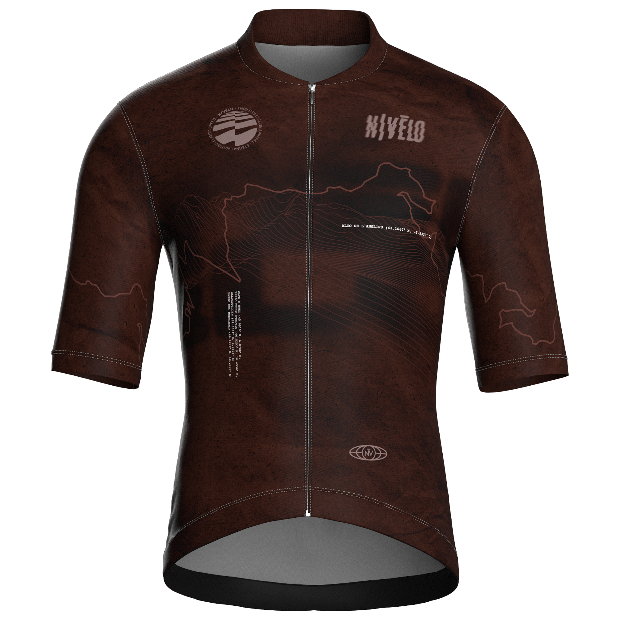 Maglia da ciclismo Summit Terra a maniche corte, vestibilità da gara