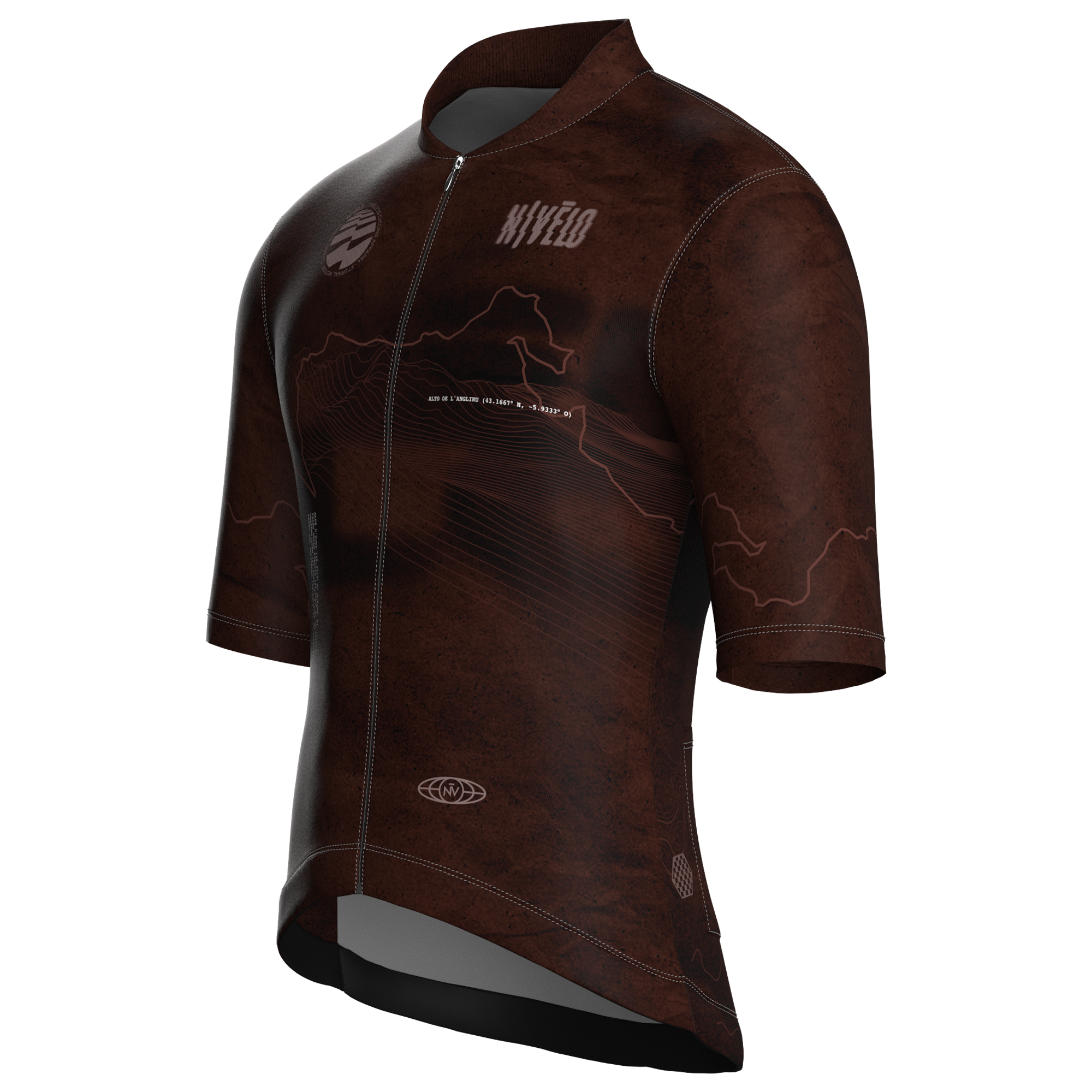 Maglia da ciclismo Summit Terra a maniche corte, vestibilità da gara