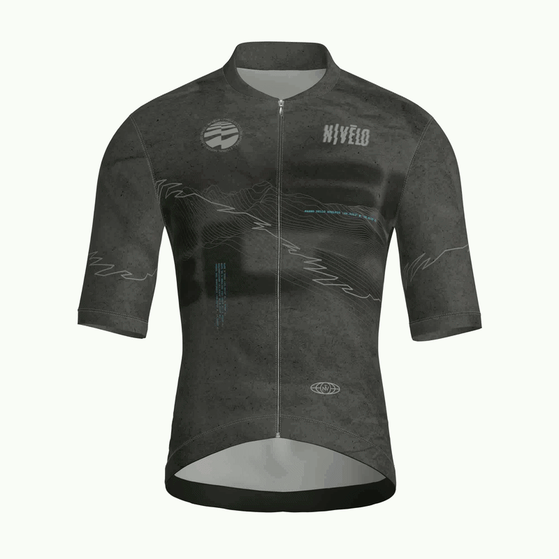 Maglia da ciclismo Summit Basalt a maniche corte, vestibilità da gara