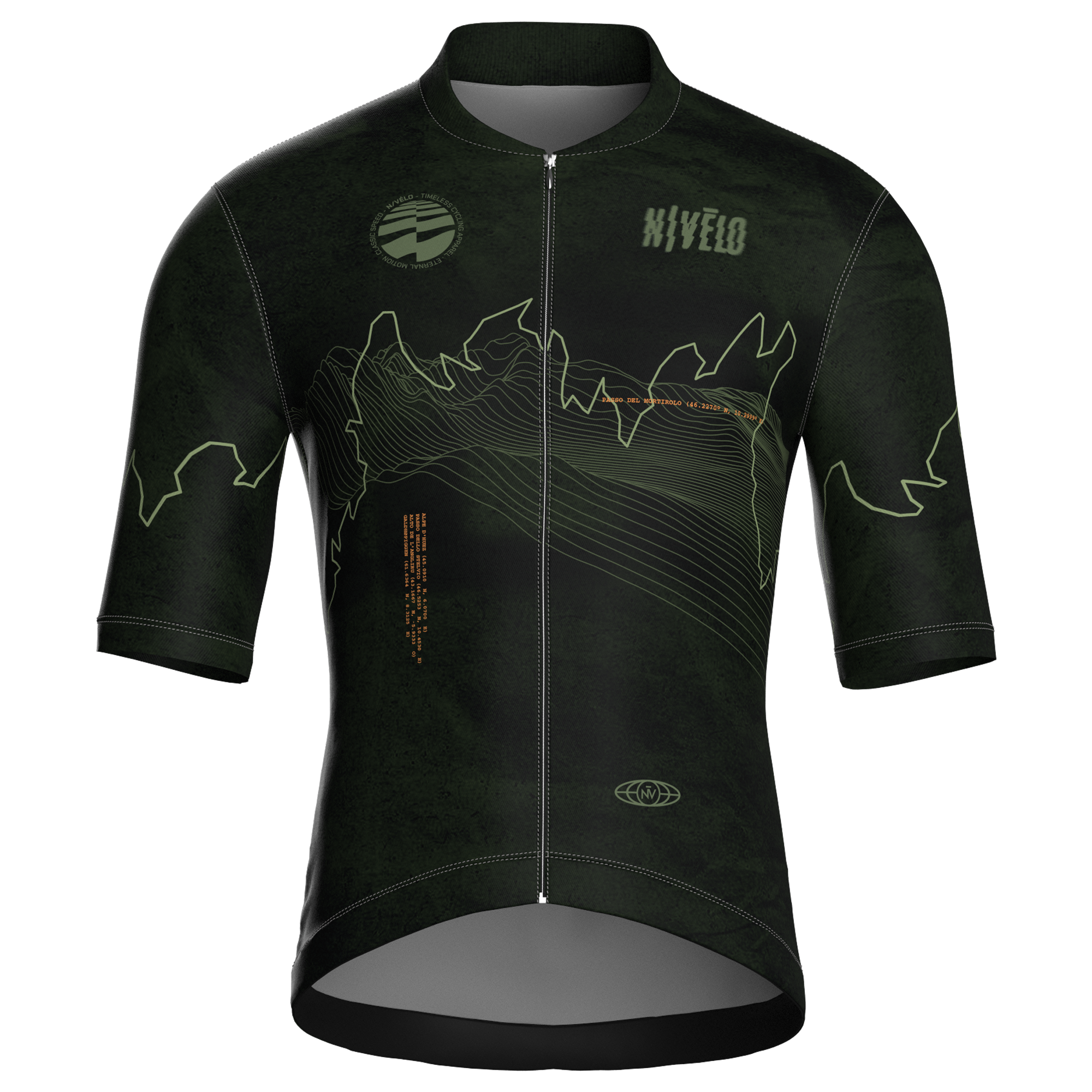 Maglia da ciclismo Summit Moss a maniche corte, vestibilità da gara