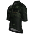 Maglia da ciclismo Summit Moss a maniche corte, vestibilità da gara