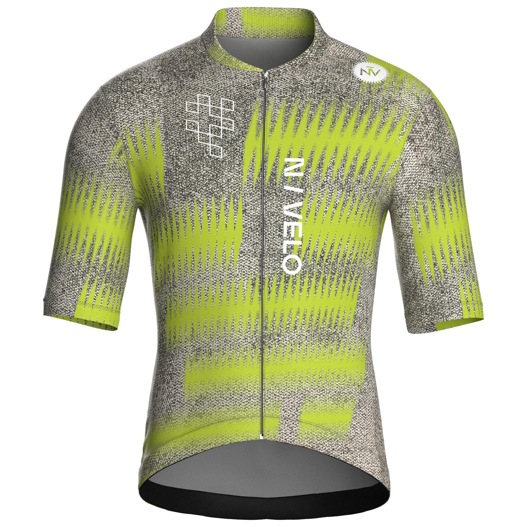 Maglia da ciclismo Rush Citron a maniche corte, vestibilità da gara
