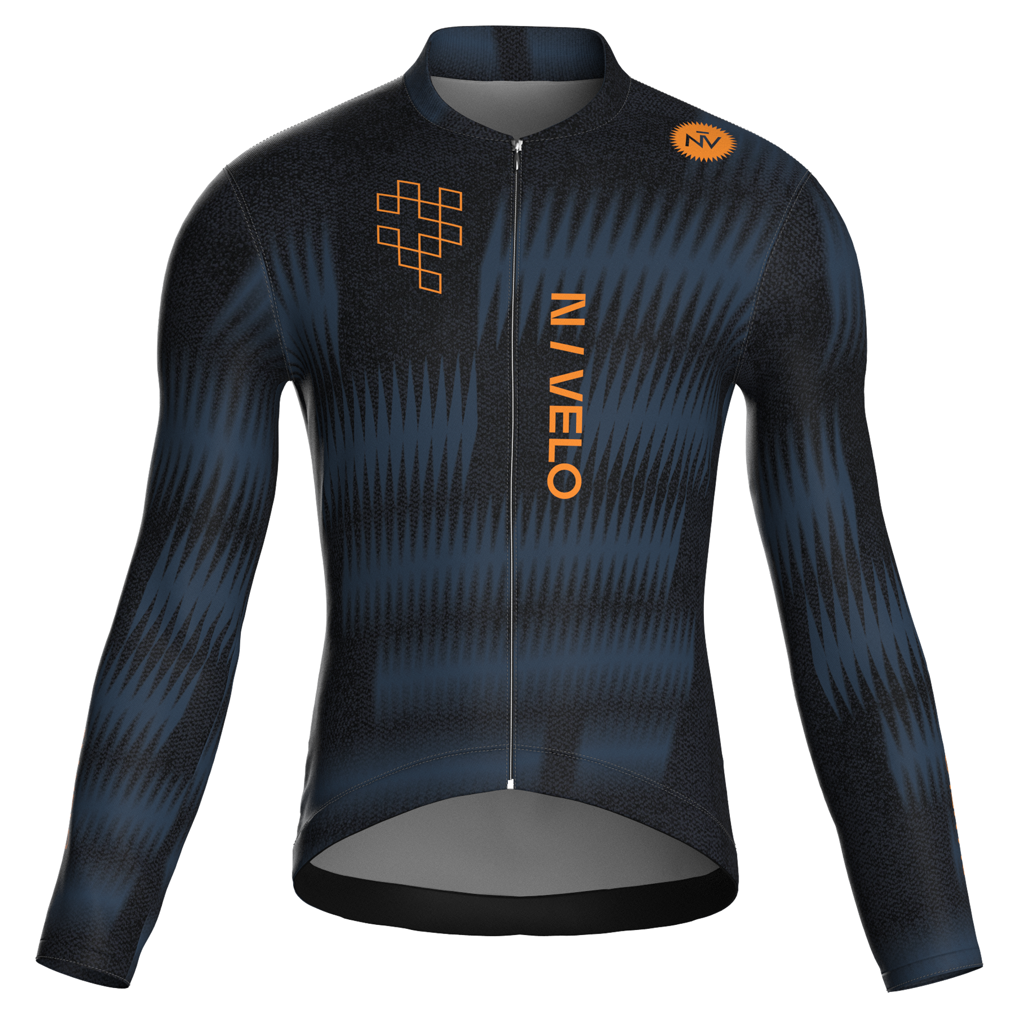 Maglia da ciclismo Rush Cobalt a maniche lunghe, vestibilità da gara