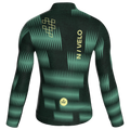 Maglia da ciclismo Rush Pine a maniche lunghe, vestibilità da gara