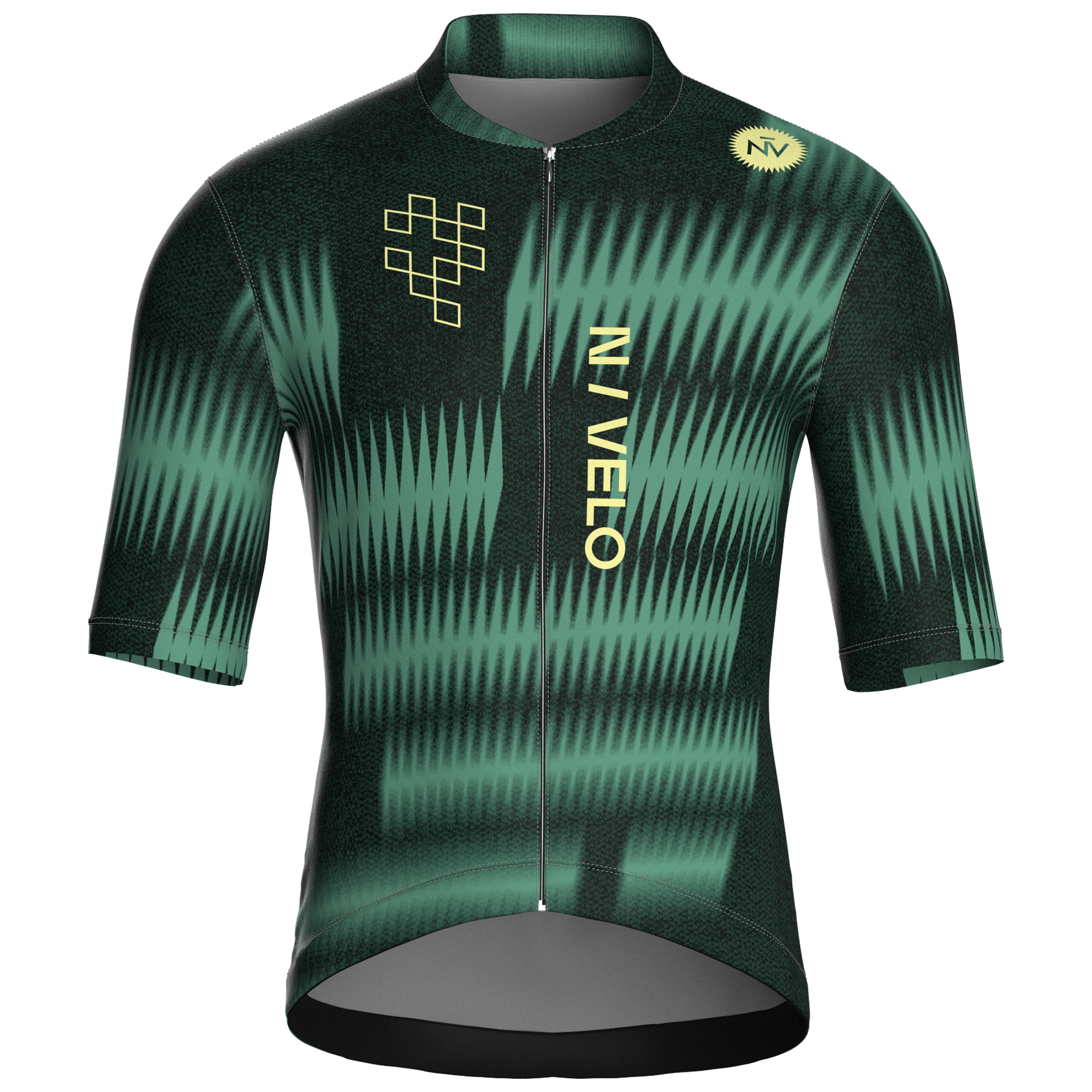 Maglia da ciclismo Rush Pine a maniche corte, vestibilità da gara