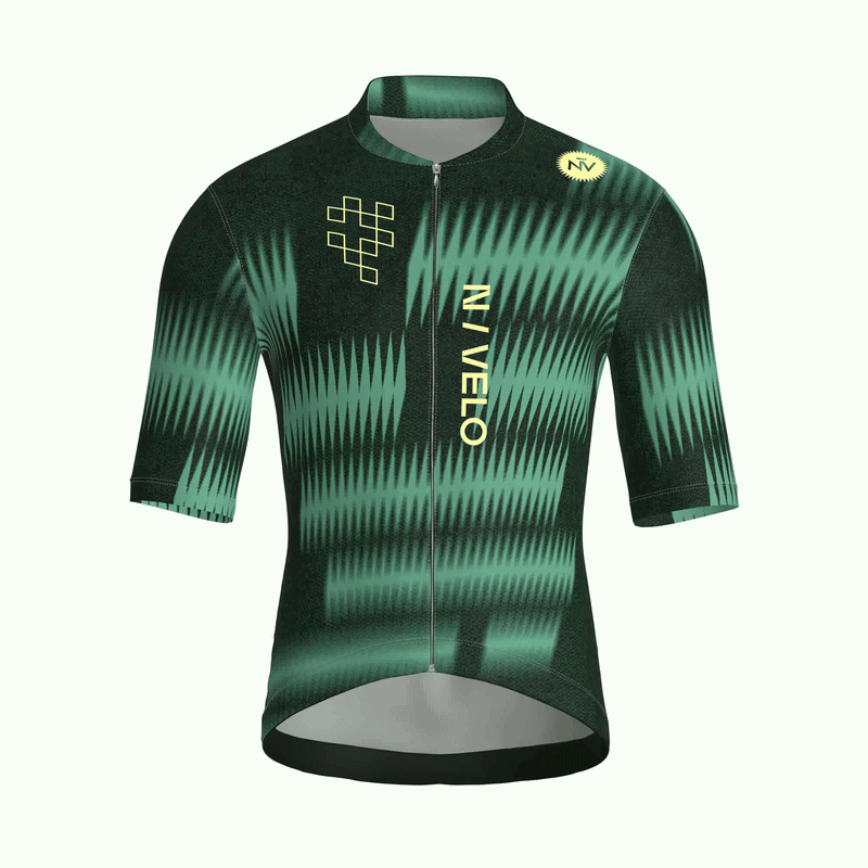 Maglia da ciclismo Rush Pine a maniche corte, vestibilità da gara