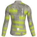 Maglia da ciclismo Rush Citron a maniche lunghe, vestibilità da gara