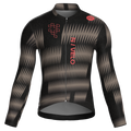 Maglia da ciclismo Rush Coral a maniche lunghe, vestibilità da gara