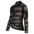 Maglia da ciclismo Rush Coral a maniche lunghe, vestibilità da gara