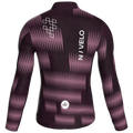 Maglia da ciclismo Rush Mauve a maniche lunghe, vestibilità da gara