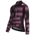 Maglia da ciclismo Rush Mauve a maniche lunghe, vestibilità da gara