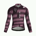 Maglia da ciclismo Rush Mauve a maniche lunghe, vestibilità da gara