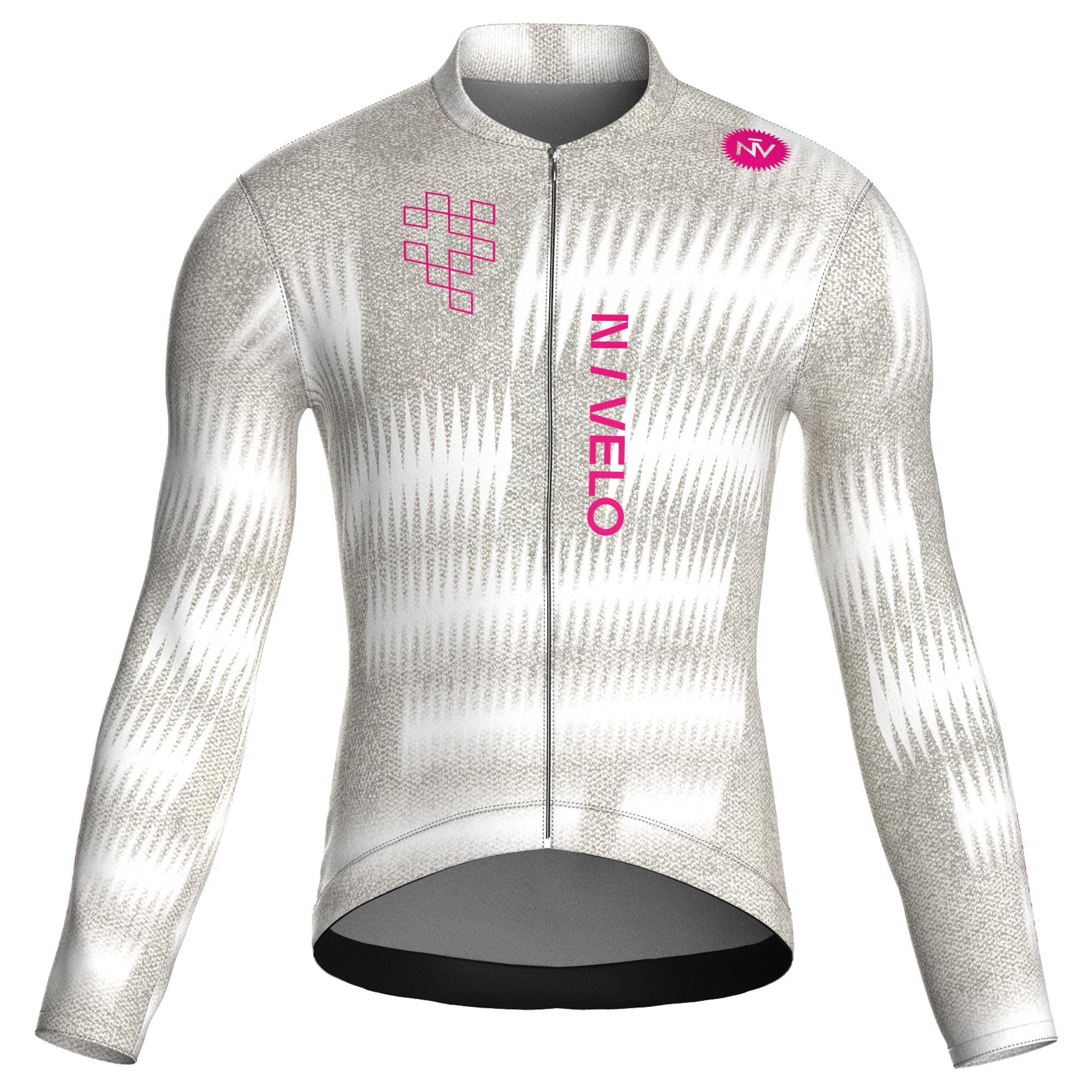 Maglia da ciclismo Rush Pearl a maniche lunghe, vestibilità da gara
