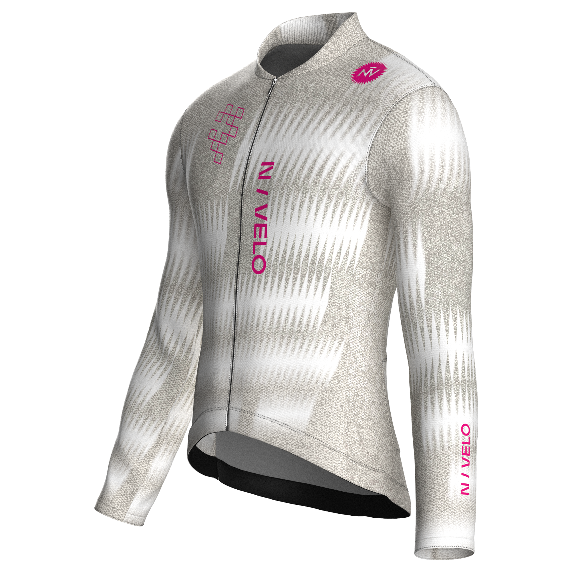 Maglia da ciclismo Rush Pearl a maniche lunghe, vestibilità da gara
