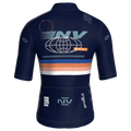 Maglia da ciclismo Meridian Navy a maniche corte, vestibilità da gara