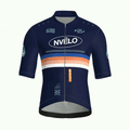 Maglia da ciclismo Meridian Navy a maniche corte, vestibilità da gara