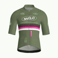 Maglia da ciclismo Meridian Olive a maniche corte, vestibilità da gara.