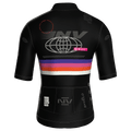 Maglia da ciclismo Meridian nera a maniche corte, vestibilità da gara.
