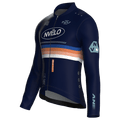 Maglia da ciclismo Meridian Navy a maniche lunghe, vestibilità da gara