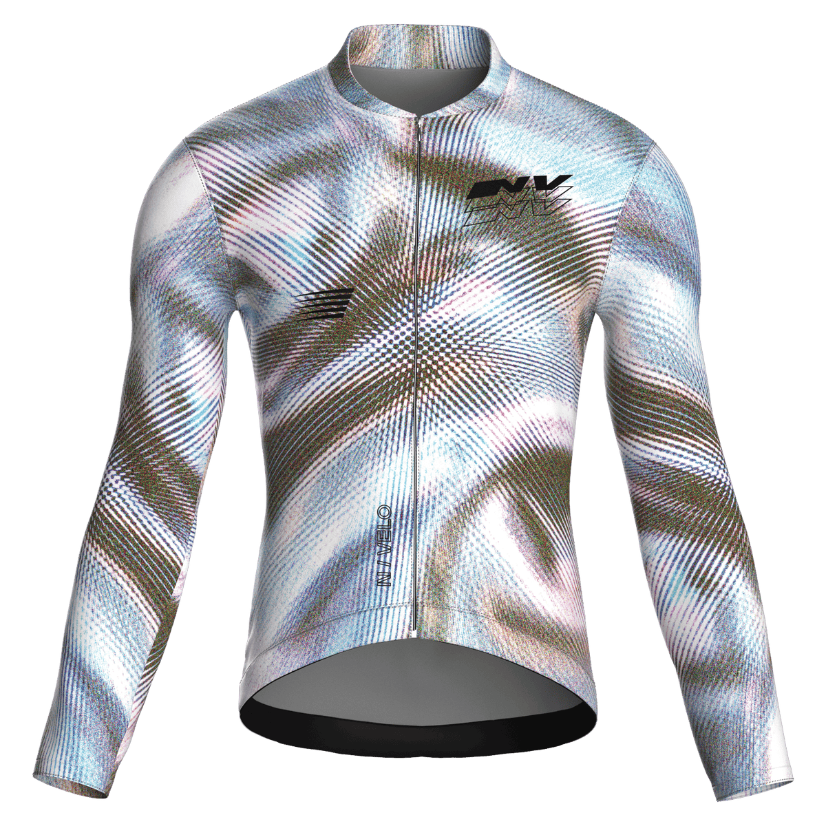 Maglia da ciclismo Mirage Chrome a maniche lunghe, vestibilità da gara.