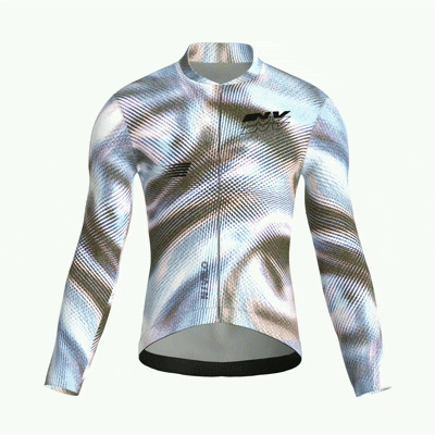 Maglia da ciclismo Mirage Chrome a maniche lunghe, vestibilità da gara.