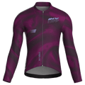Maglia da ciclismo Mirage Magenta a maniche lunghe, vestibilità da gara.