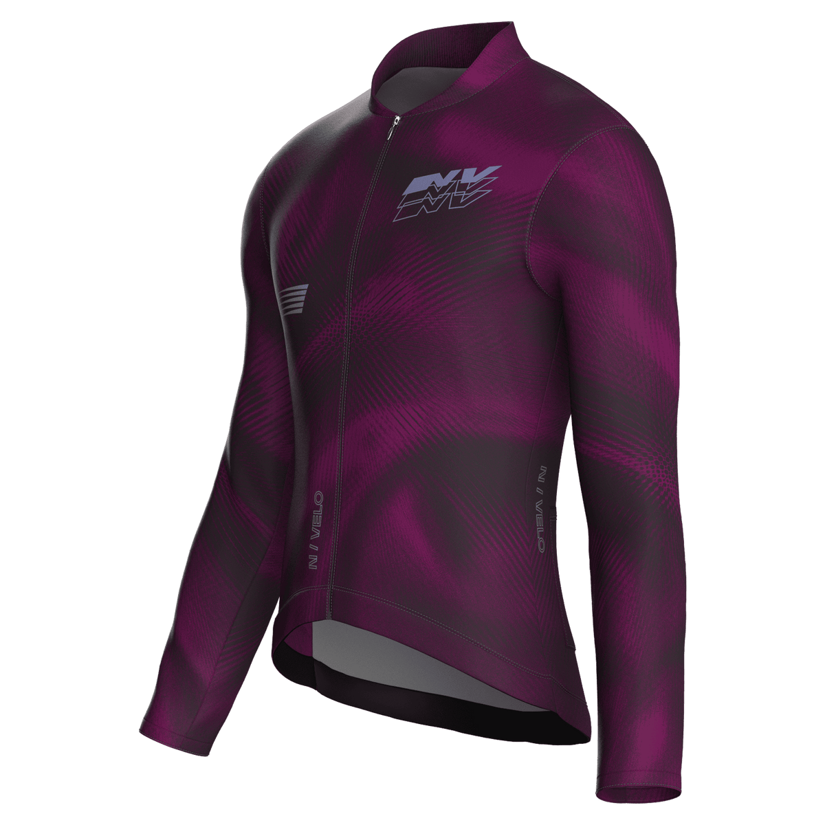 Maglia da ciclismo Mirage Magenta a maniche lunghe, vestibilità da gara.
