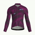 Maglia da ciclismo Mirage Magenta a maniche lunghe, vestibilità da gara.