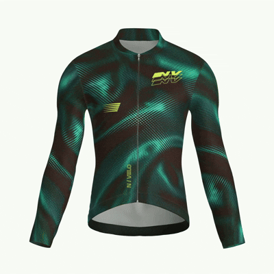 Maglia da ciclismo Mirage Jade a maniche lunghe, vestibilità da gara