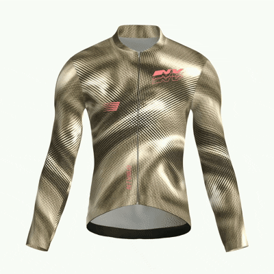 Maglia da ciclismo Mirage Brass a maniche lunghe, vestibilità da gara.