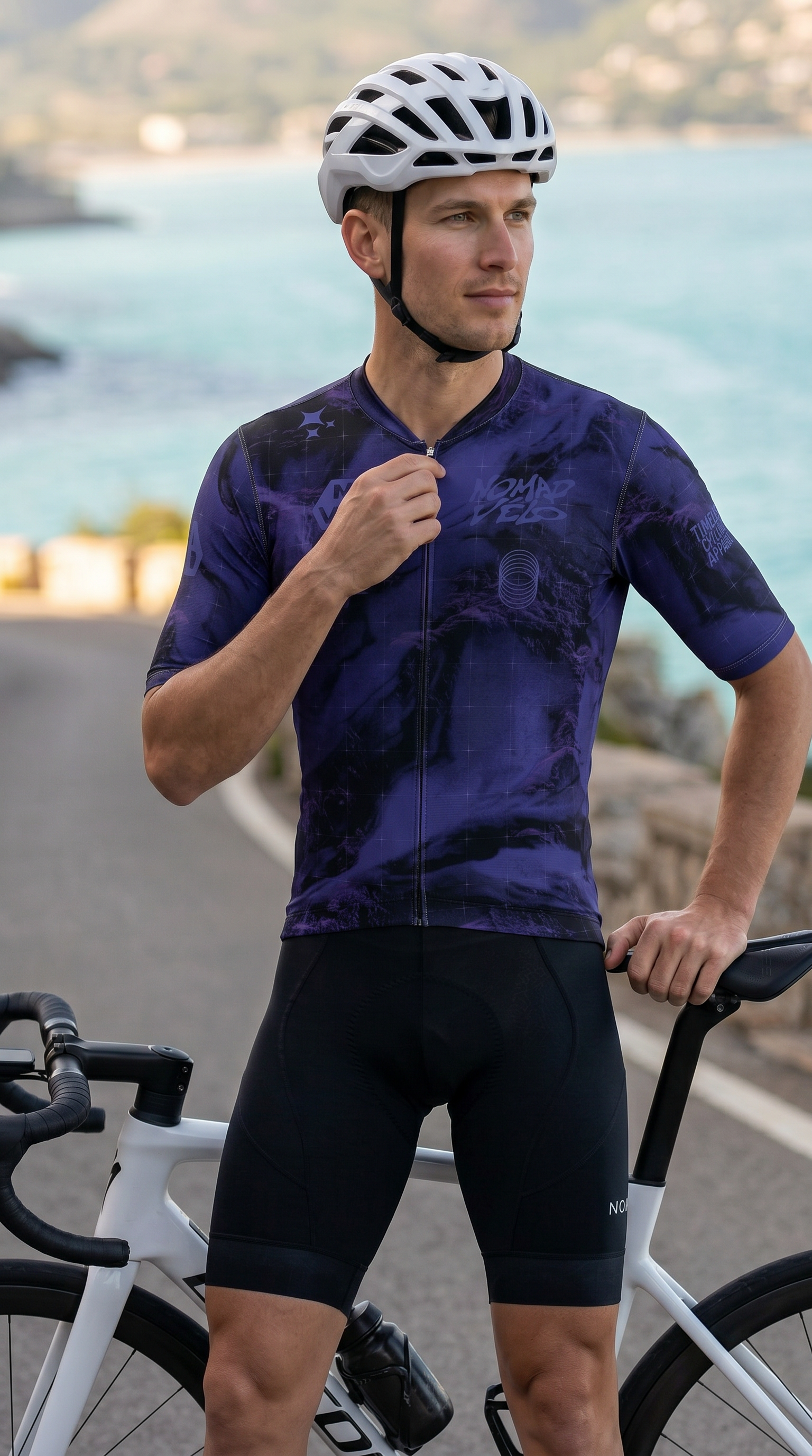Maglia da ciclismo Legacy Indigo a maniche corte, vestibilità da gara.