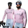 Maglia a maniche lunghe rosa Coco | Nomade Velo
