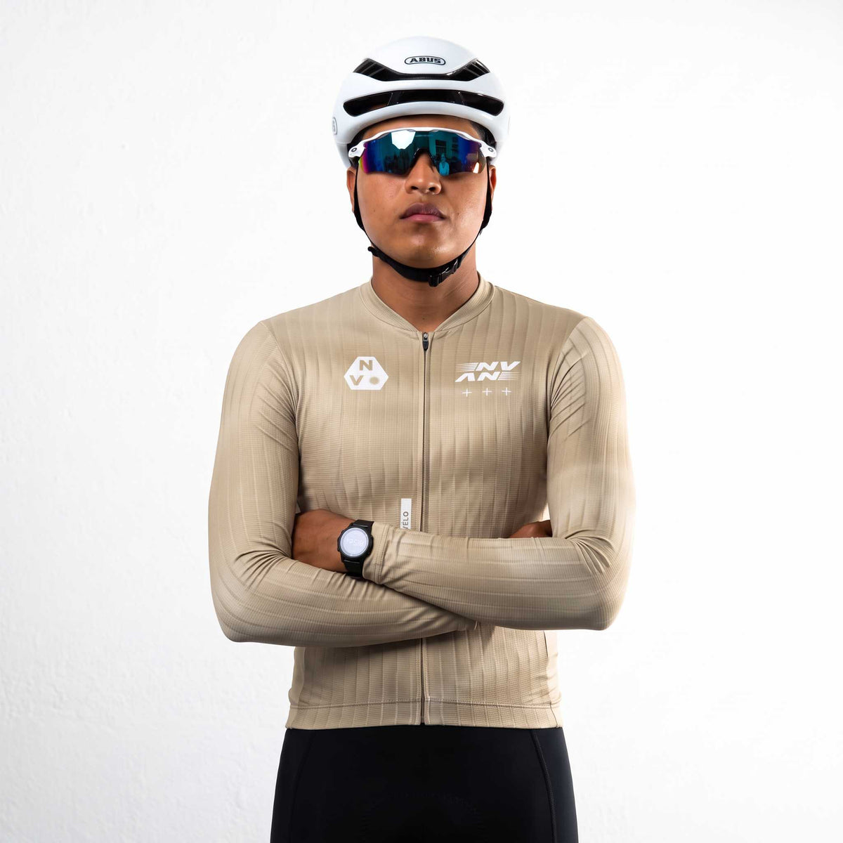 Maglia da ciclismo Signal Dune a maniche lunghe, vestibilità da gara