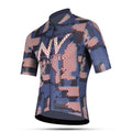 Maglia da ciclismo Blue Pro – Manica corta, vestibilità slim, fantasia aerodinamica Techwave | Nomad Vélo