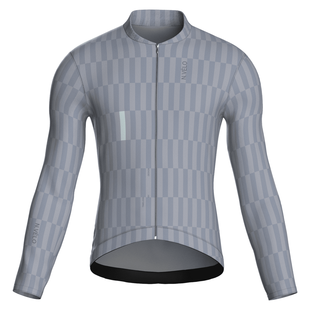 Maglia da ciclismo Tessera Pewter a maniche lunghe, vestibilità da gara