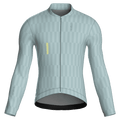 Maglia da ciclismo Tessera Celadon a maniche lunghe, vestibilità da gara