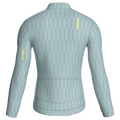 Maglia da ciclismo Tessera Celadon a maniche lunghe, vestibilità da gara