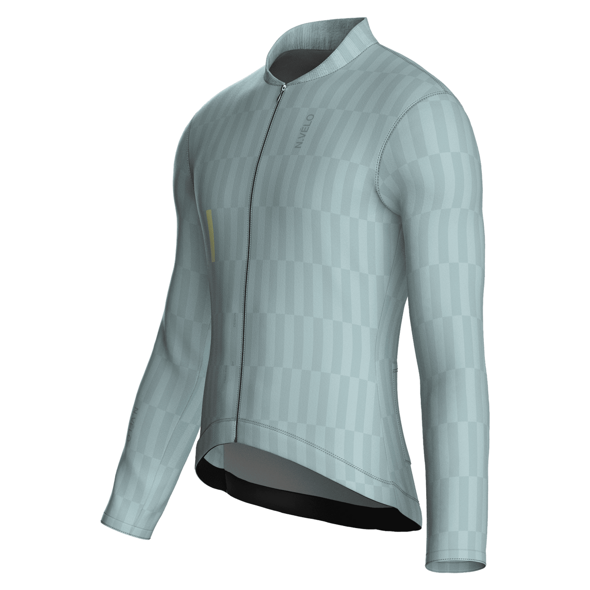 Maglia da ciclismo Tessera Celadon a maniche lunghe, vestibilità da gara