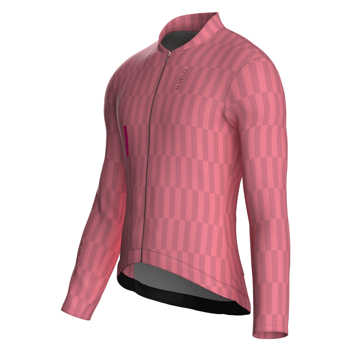 Maglia da ciclismo Tessera Guava a maniche lunghe, vestibilità da gara