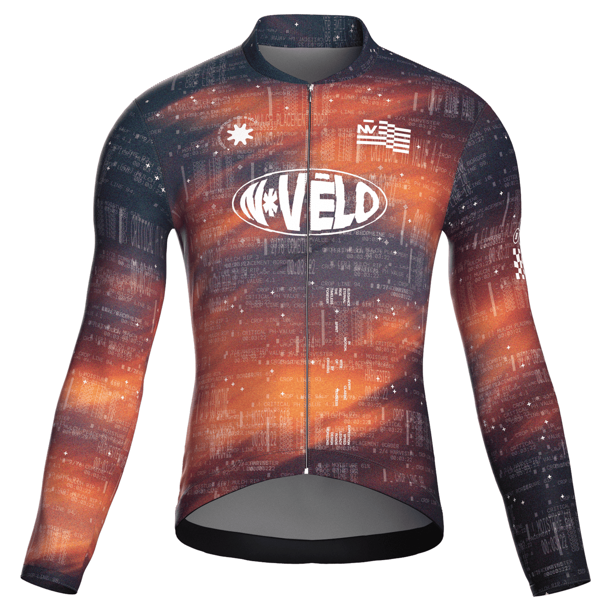 Maglia da ciclismo Lumen Ember a maniche lunghe, vestibilità da gara