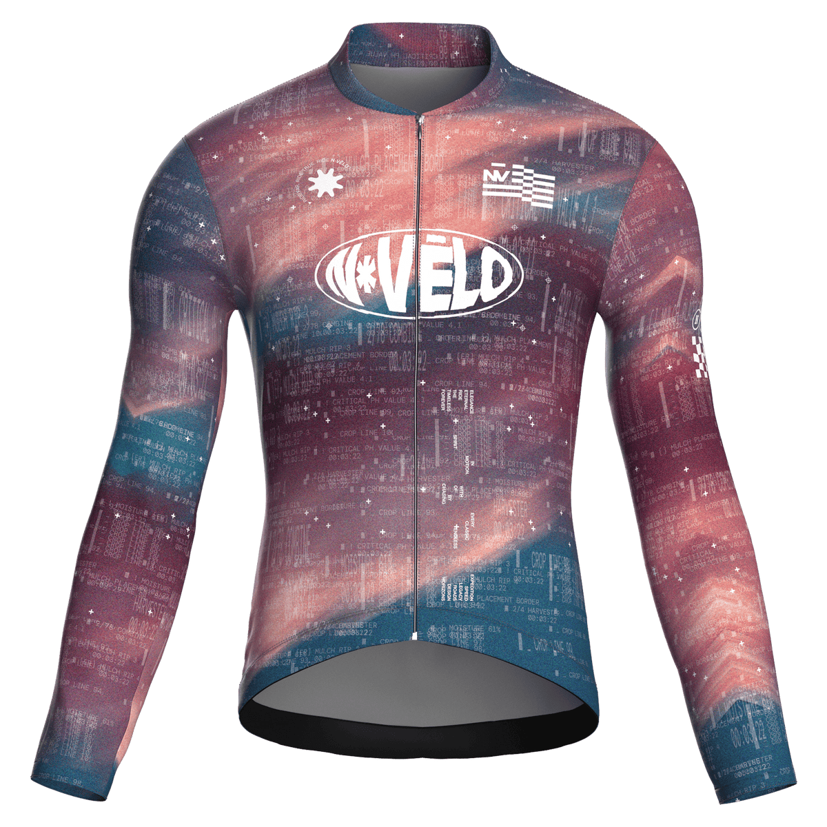 Maglia da ciclismo Lumen Quartz a maniche lunghe, vestibilità da gara