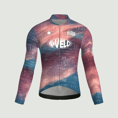 Maglia da ciclismo Lumen Quartz a maniche lunghe, vestibilità da gara