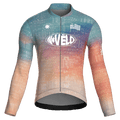 Maglia da ciclismo Lumen Opal a maniche lunghe, vestibilità da gara