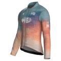 Maglia da ciclismo Lumen Opal a maniche lunghe, vestibilità da gara