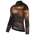 Maglia da ciclismo Lumen Copper a maniche lunghe, vestibilità da gara