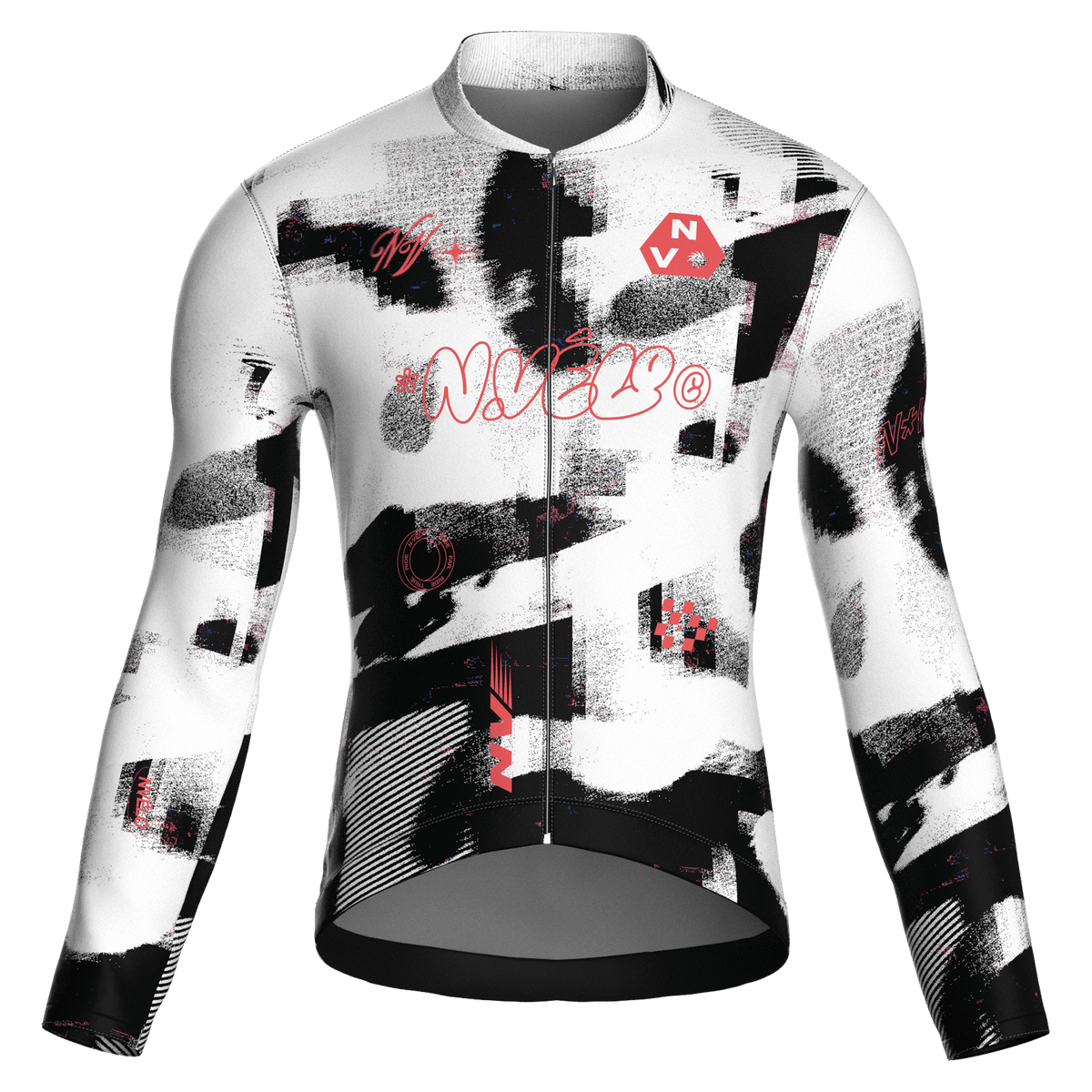 Maglia da ciclismo Parallax Stark a maniche lunghe, vestibilità da gara