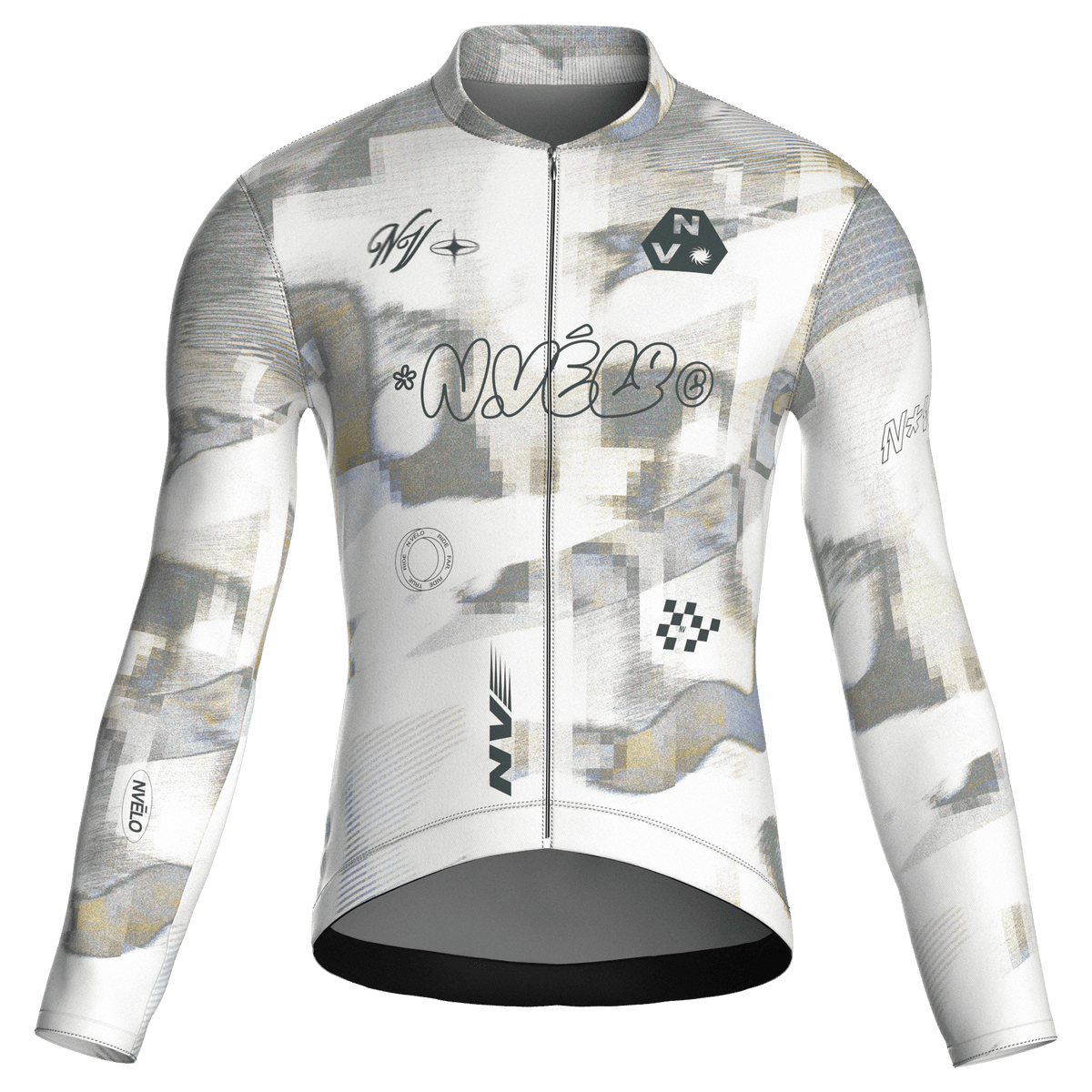 Maglia da ciclismo a maniche lunghe Parallax Lichen – Vestibilità da gara
